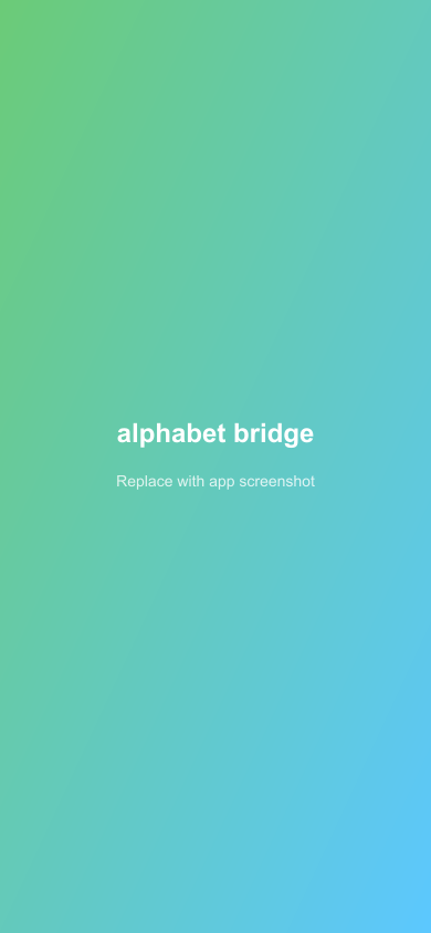 Alphabet Bridge